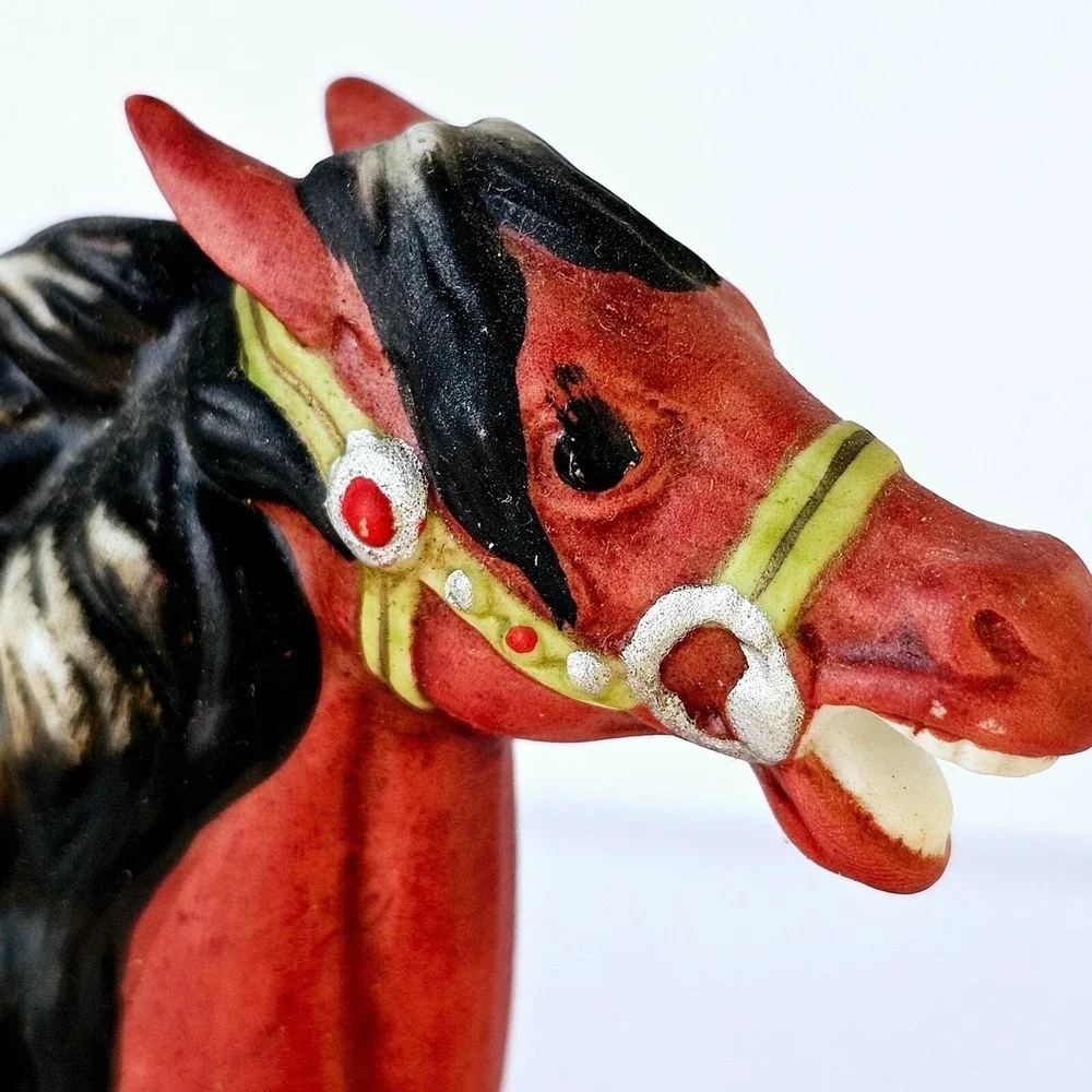 Vintage Tobin Fraley Rocking Carousel Horse Music Box Limited Edition Cherub